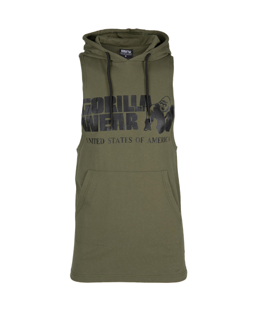 Rogers Hooded Tank Top Army Green