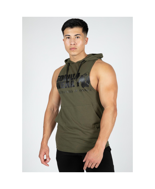 Rogers Hooded Tank Top Army Green