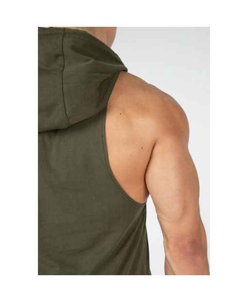 Rogers Hooded Tank Top Army Green