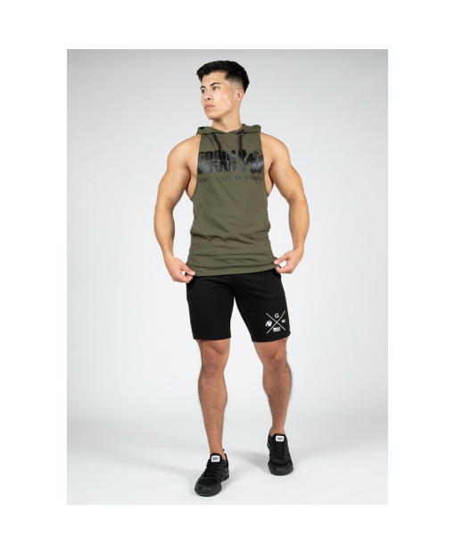 Rogers Hooded Tank Top Army Green