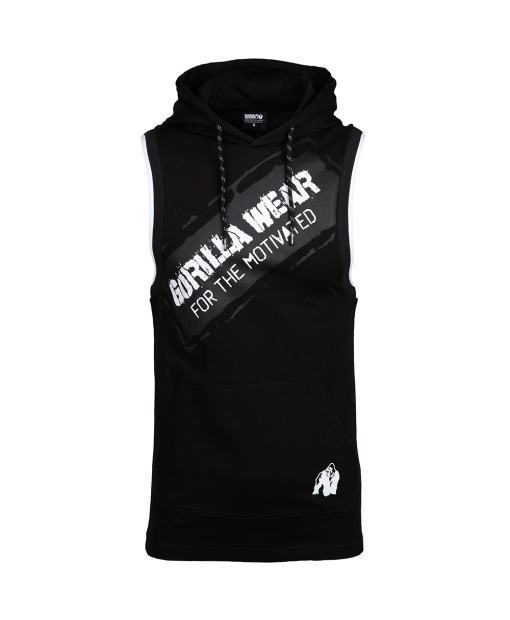 Loretto Hooded Tank Top Black