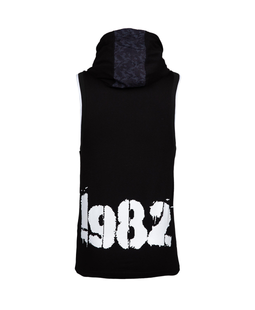 Loretto Hooded Tank Top Black