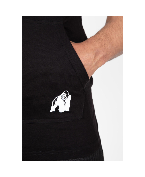 Loretto Hooded Tank Top Black