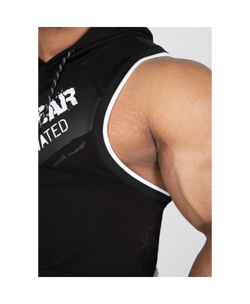 Loretto Hooded Tank Top Black