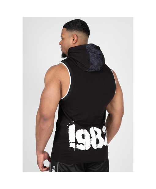 Loretto Hooded Tank Top Black