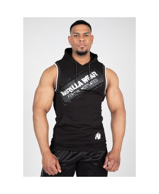 Loretto Hooded Tank Top Black