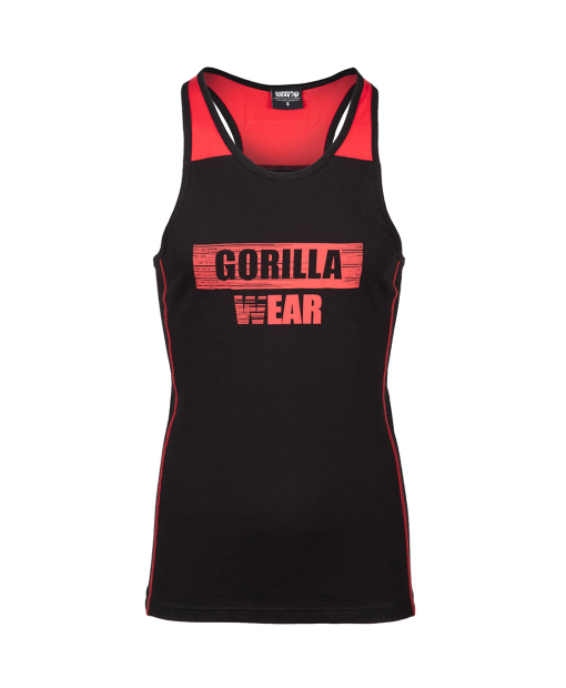 Wallace Tank Top - Black/Red