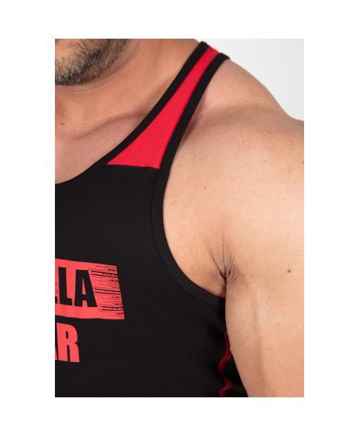 Wallace Tank Top - Black/Red