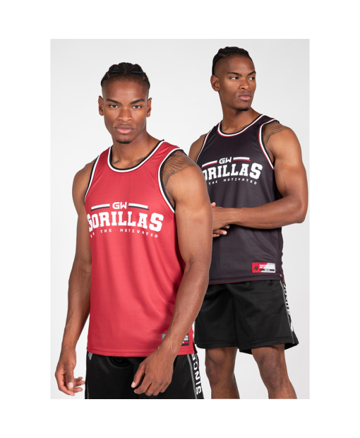 Keene Reversible Tank Top Red/Black