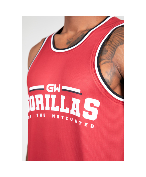 Keene Reversible Tank Top Red/Black