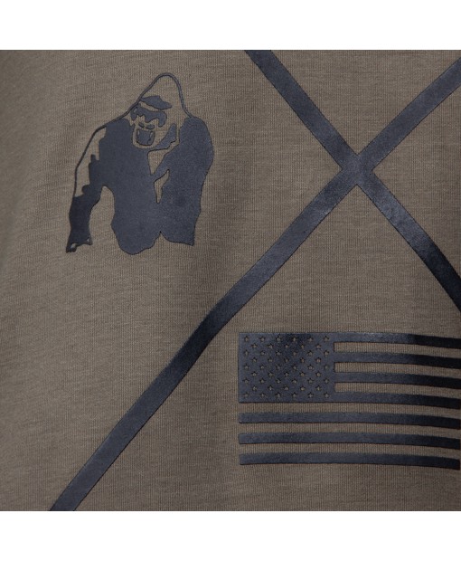 Футболка Sheldon Work Out Top Army Green