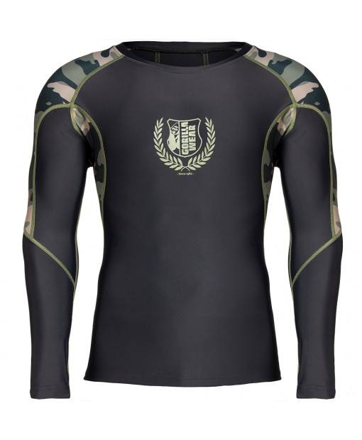 Lander Rashguard Long Sleeves - Army Green Camo