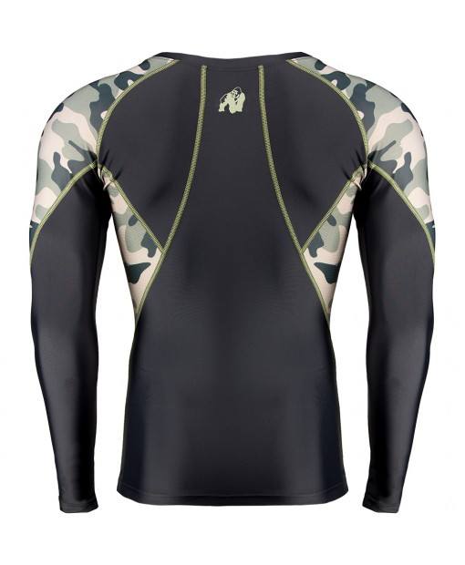 Lander Rashguard Long Sleeves - Army Green Camo