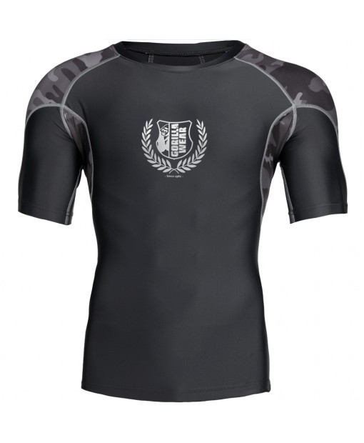 Футболка Cypress Rashguard Short Sleeves Black/Gray Camo