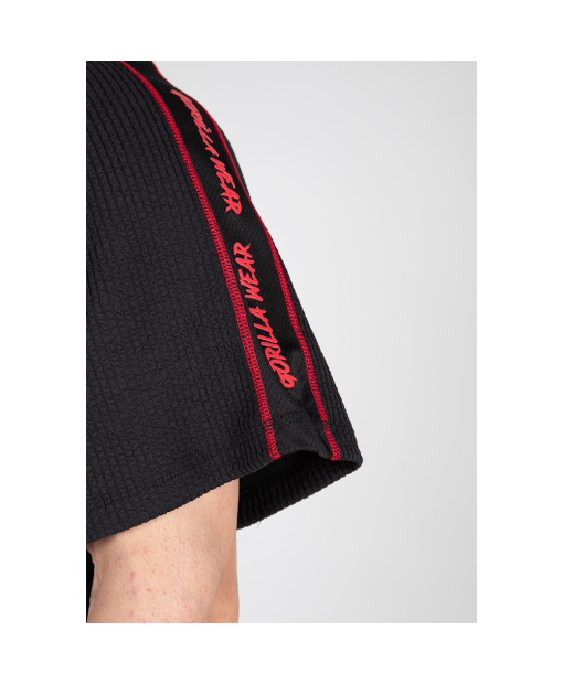 Buffalo Old School Workout Top Black/Red