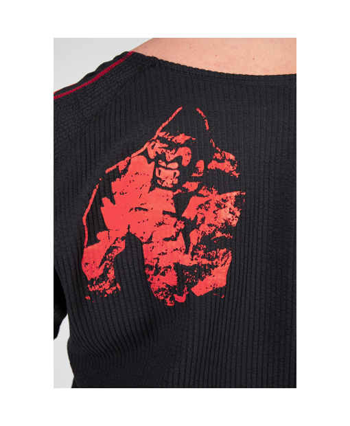 Buffalo Old School Workout Top Black/Red