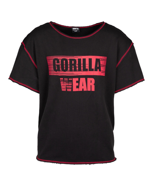 Wallace Workout Top - Black/Red