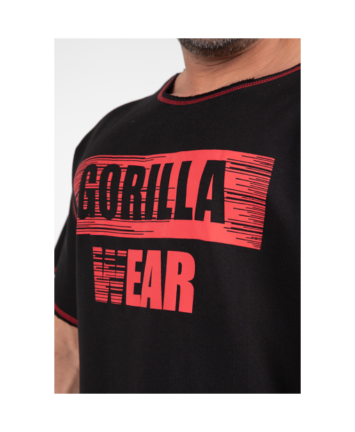 Wallace Workout Top - Black/Red