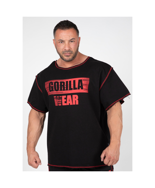 Wallace Workout Top - Black/Red