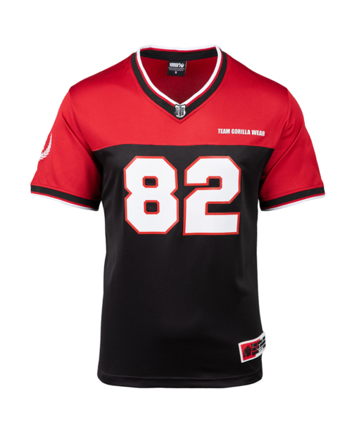Trenton Football Jersey - Black/Red