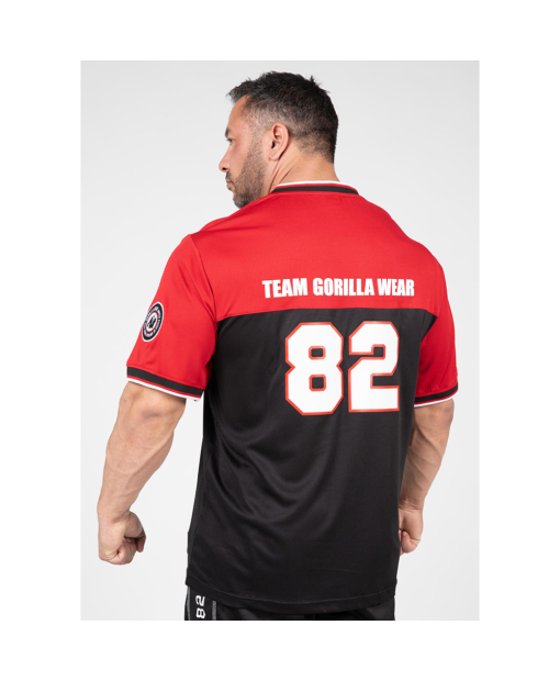 Trenton Football Jersey - Black/Red
