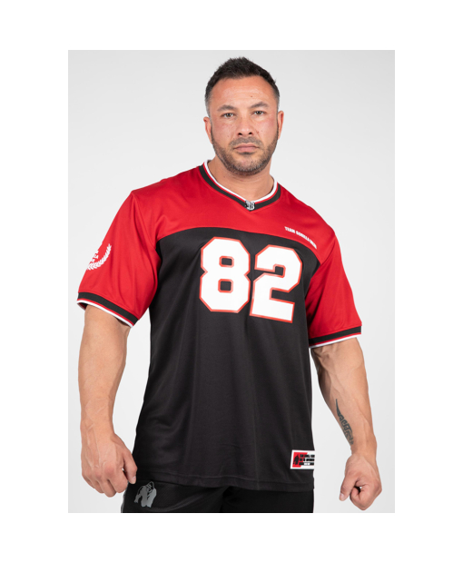 Trenton Football Jersey - Black/Red