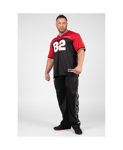 Trenton Football Jersey - Black/Red