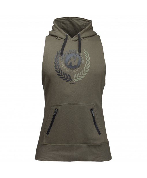 Майка Manti Sleeveless Hoodie - Army Green