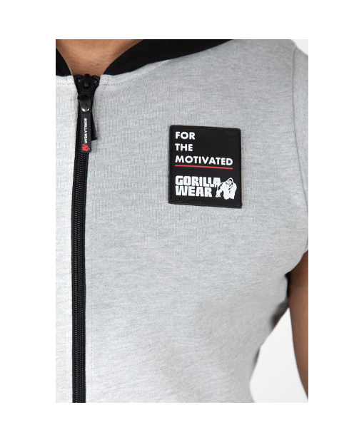 Milwaukee S/L Zipped Hoodie Gray Melange