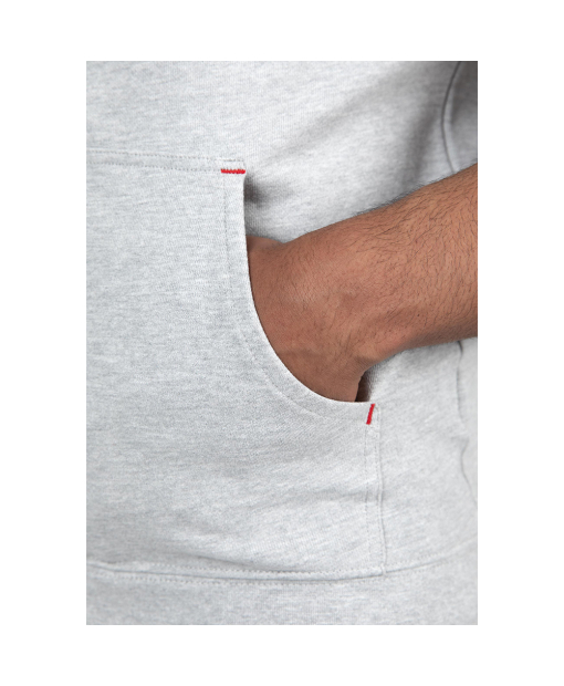 Milwaukee S/L Zipped Hoodie Gray Melange