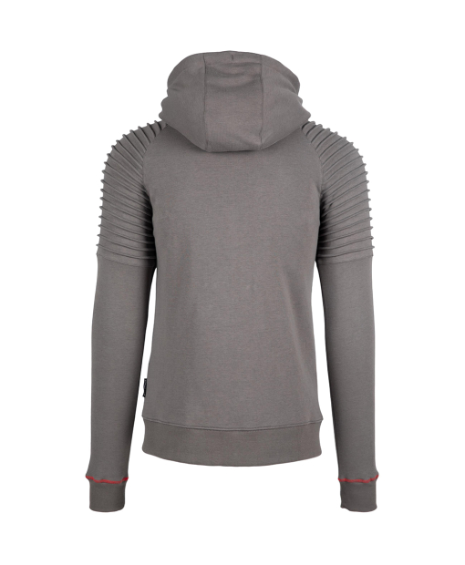 Georgia Zipped Hoodie Gray