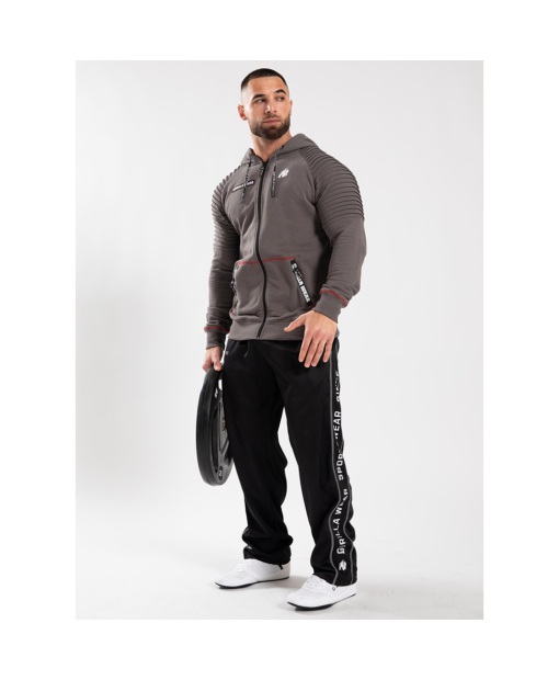 Georgia Zipped Hoodie Gray