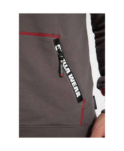 Georgia Zipped Hoodie Gray