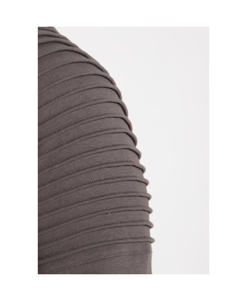 Georgia Zipped Hoodie Gray