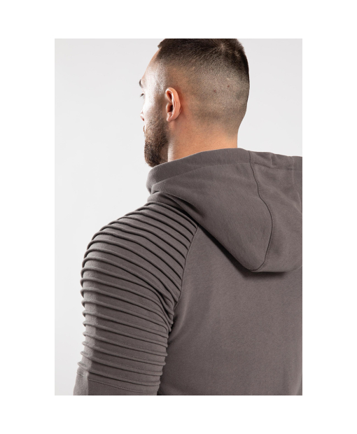 Georgia Zipped Hoodie Gray