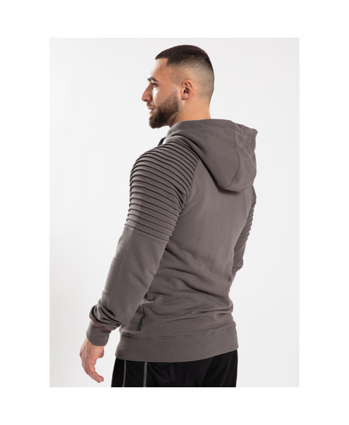 Georgia Zipped Hoodie Gray