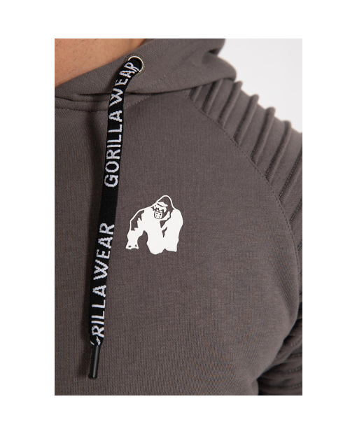 Georgia Zipped Hoodie Gray