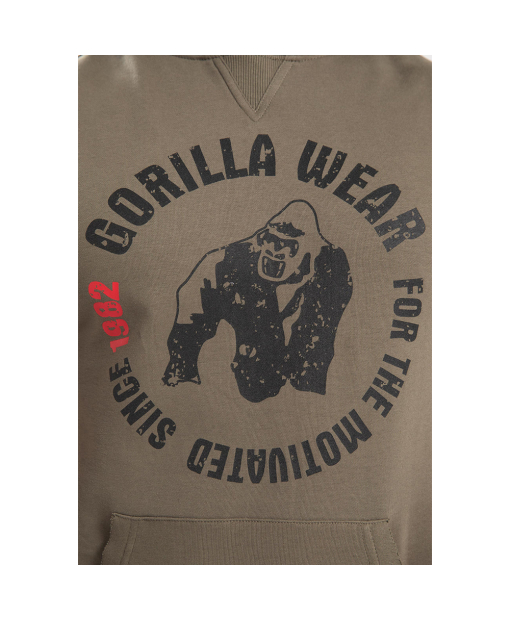 Marshall Sleeveless Hoodie Army Green