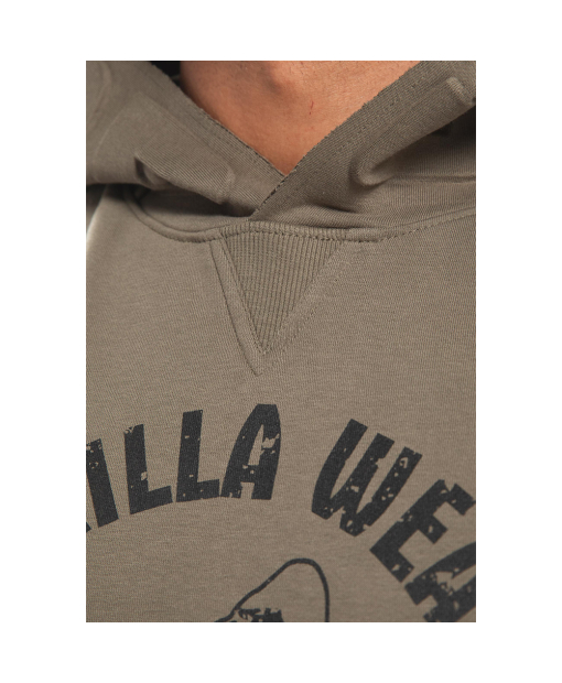 Marshall Sleeveless Hoodie Army Green