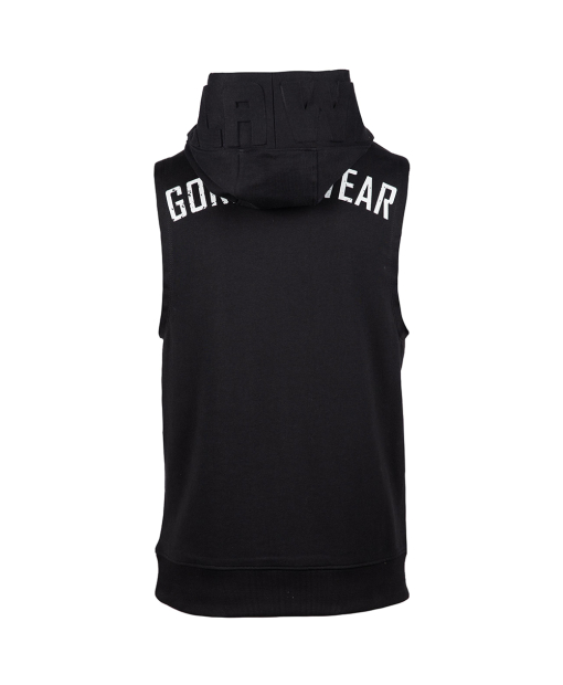 Marshall Sleeveless Hoodie Black