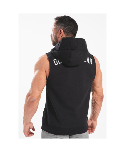 Marshall Sleeveless Hoodie Black