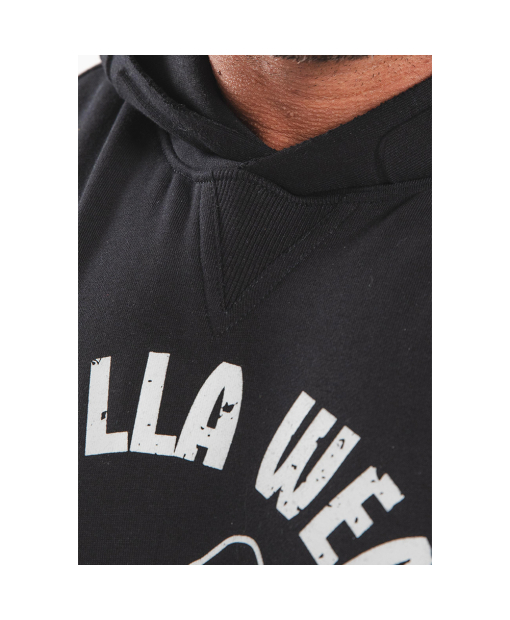 Marshall Sleeveless Hoodie Black