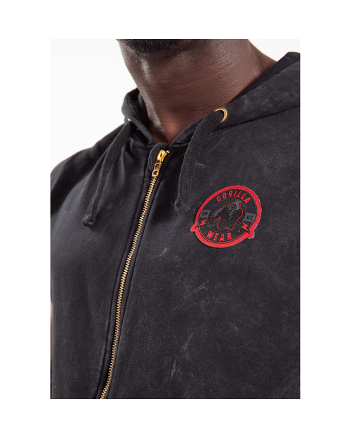 Silverdale Sleeveless Hoodie Black