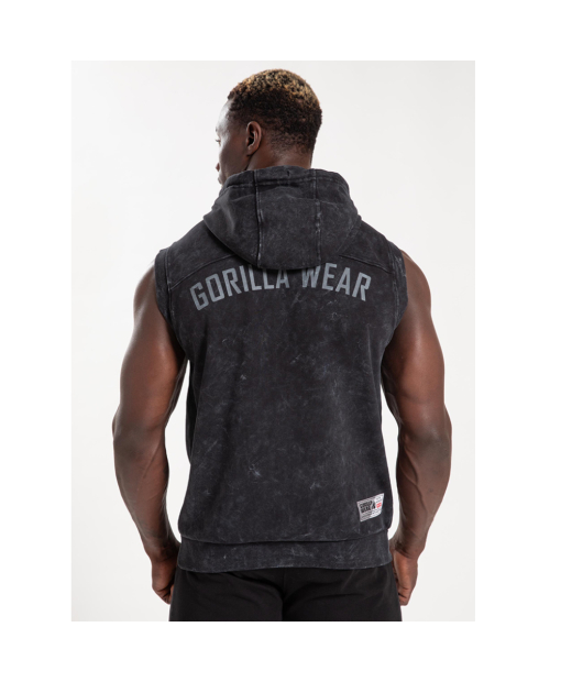 Silverdale Sleeveless Hoodie Black