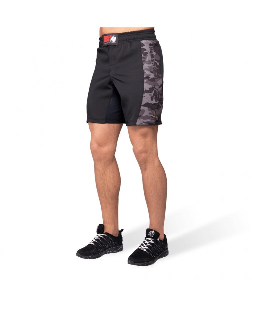 Шорты Kensington MMA Fightshorts - Black/Gray Camo