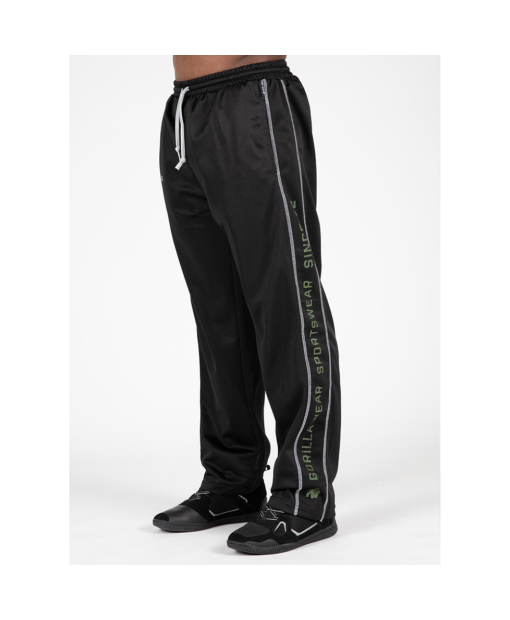 Functional Mesh Pants - Black/Green