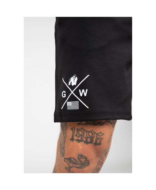 Vernon Track Shorts - Black