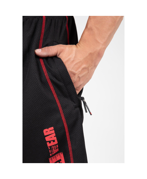 Wallace Mesh Shorts - Black/Red