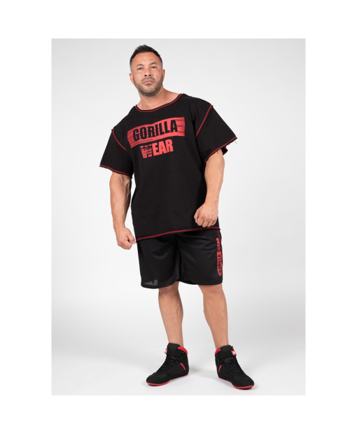 Wallace Mesh Shorts - Black/Red