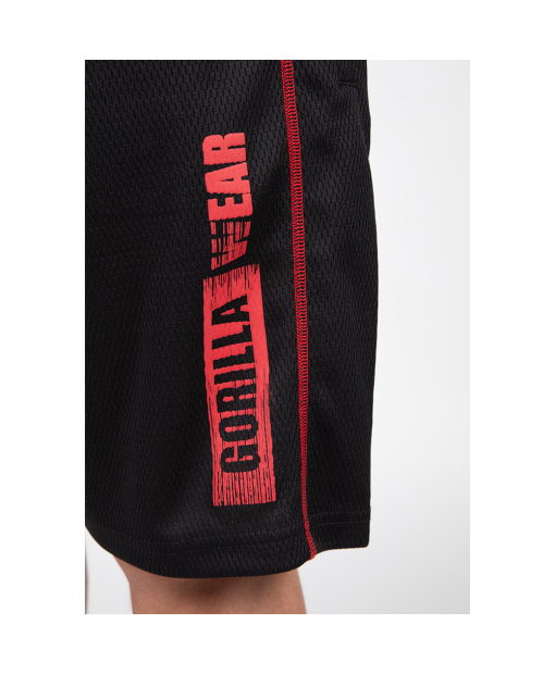 Wallace Mesh Shorts - Black/Red